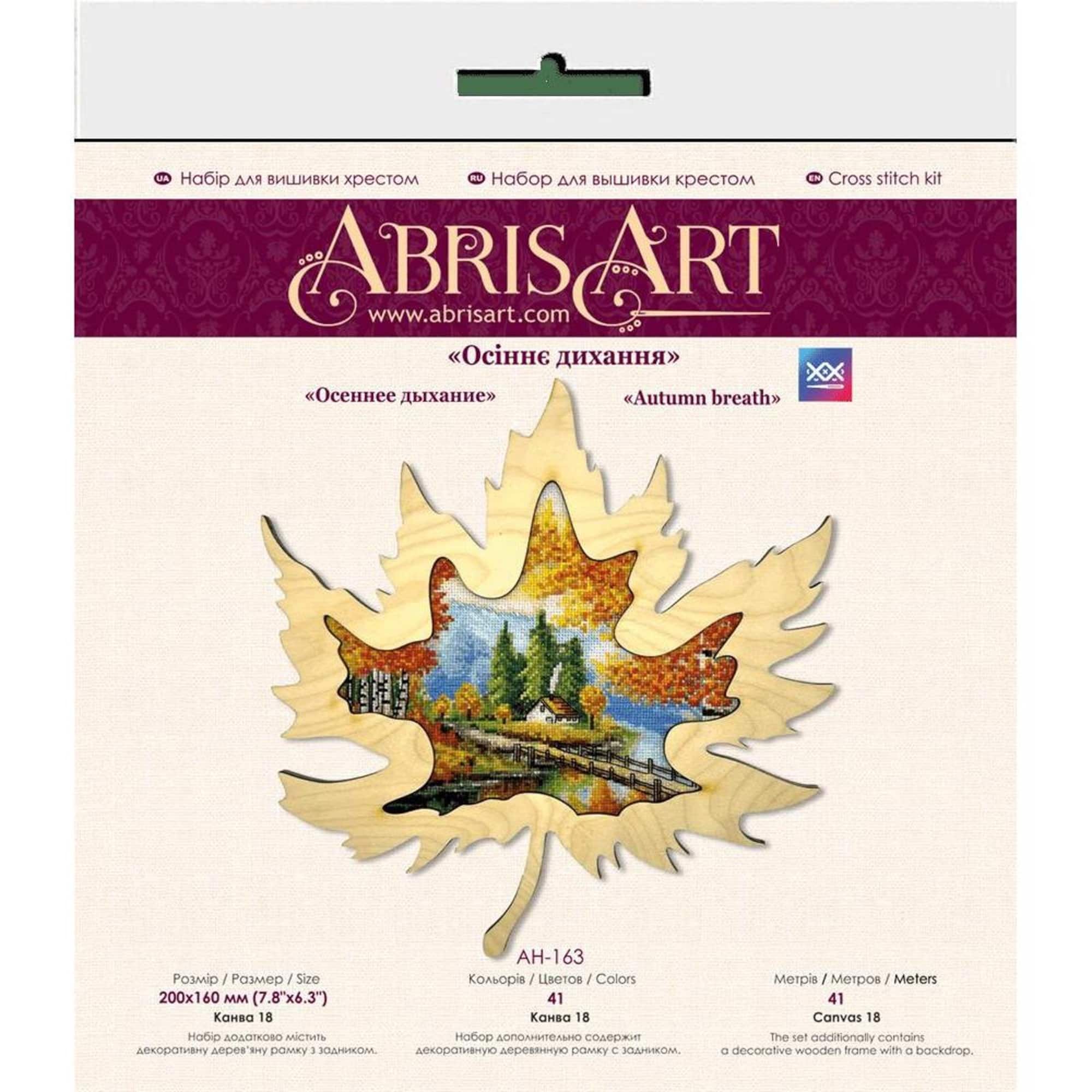 Abris Art Autumn Breath with Frame Counted Cross Stitch Kit